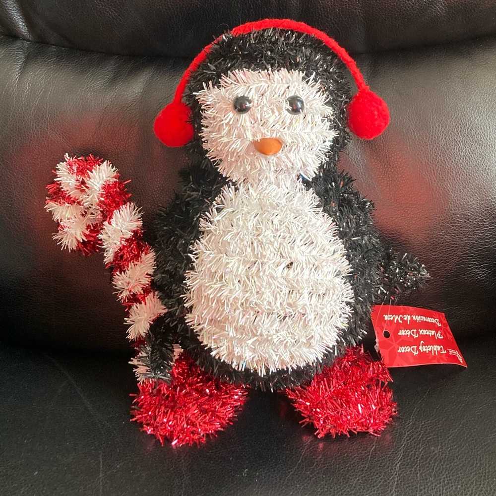 Young Craft Black, White & Red Holiday Penguin